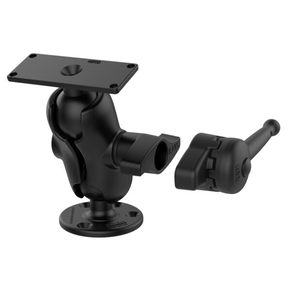 RAM Drill-Down Ball Mount for Humminbird Helix 8-15, Solix & Apex Ram Mounts RAM-D-202-25-C-202-KNOB9HU - immagine 2