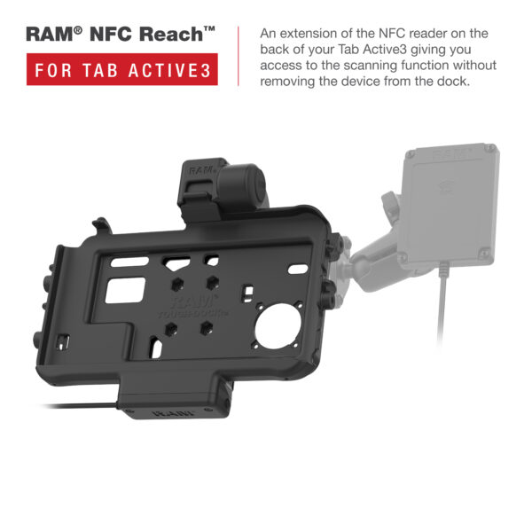 RAM Low-Profile Powered Dock for Tab Active5 & 3 Ram Mounts RAM-HOL-SAM58PTU - immagine 5