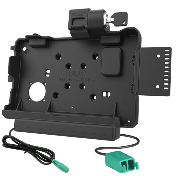 RAM® Locking Power + Dual USB Data Dock for Getac ZX80 Ram Mounts RAM-HOL-GE5PD2KLU - immagine 2