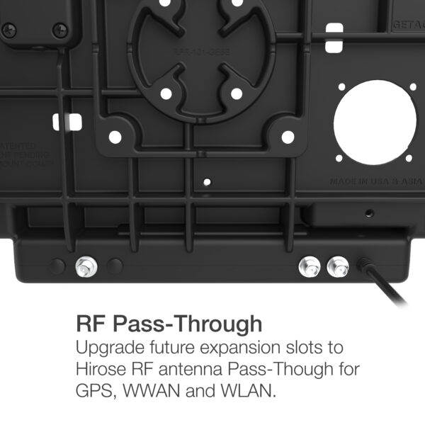 RAM® Locking Power + Dual USB Data Dock for Getac ZX80 Ram Mounts RAM-HOL-GE5PD2KLU - immagine 4