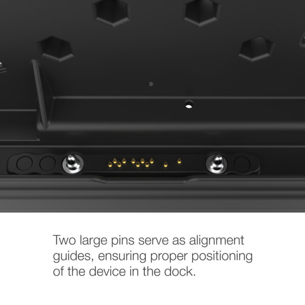 RAM® Locking Power + Dual USB Data Dock for Getac ZX80 Ram Mounts RAM-HOL-GE5PD2KLU - immagine 5