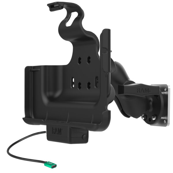 RAM Powered Dock e Dashboard Mount per Samsung Tab Active4 Pro Ram Mounts RAM-101-225B2-SAM52CP-V7CU - immagine 2