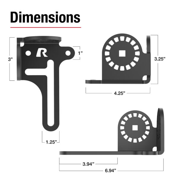 RAM Pod HD Vehicle Base Ram Mounts RAM-316-HDBU - immagine 3