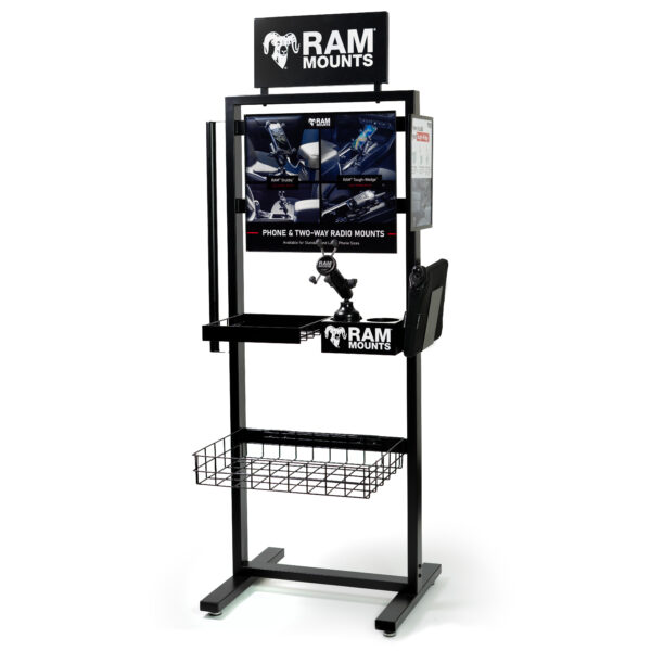 RAM Standing Floor Display con Baskets Ram Mounts RAM-DISPLAY-MODULAR1-GENERIC