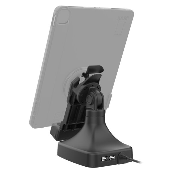 GDS Uni-Conn Tilt e Swivel Dock con USB-C con Data Ram Mounts RAM-GDS-DOCK-D14-U1C-2A - immagine 3