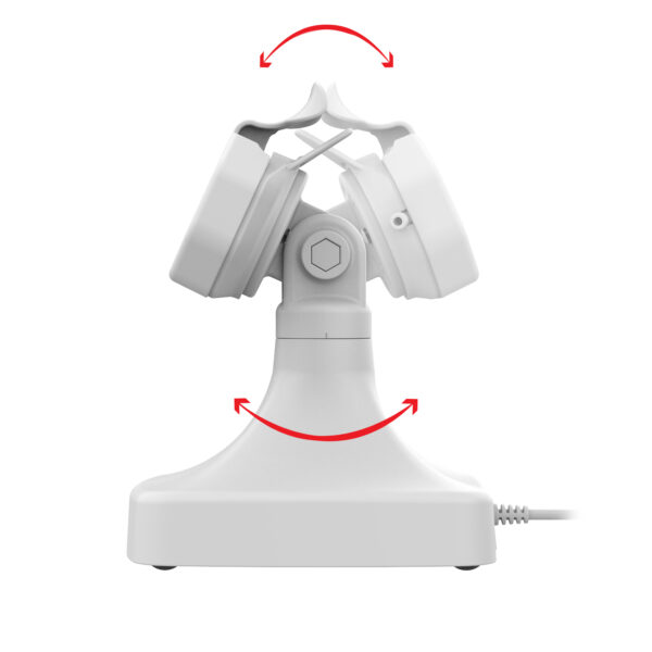 GDS Uni-Conn Powered Tilt e Swivel Dock con PoE con Data - Gray Ram Mounts RAM-GDS-DOCK-D14-U3E-2A-GRY - immagine 3