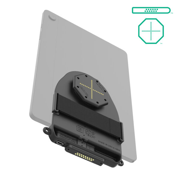 GDS Tab-Conn per Tablets conout Case (D Shape e Rear Pogo Pads) Ram Mounts RAM-GDS-TABC-B1DB - immagine 2