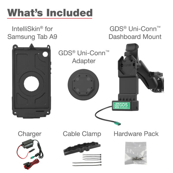 GDS Uni-Conn Vehicle Bundle per Samsung Tab A9 Ram Mounts RAM-GDS-U1-SAM95-KIT1 - immagine 4