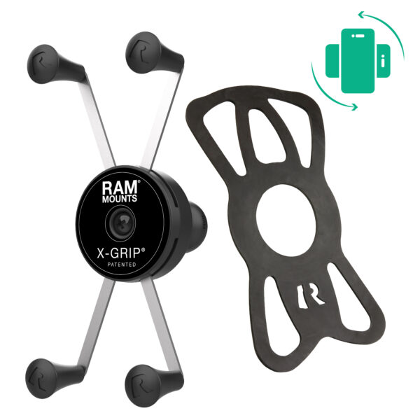 RAM Rotating X-Grip Large Phone Holder con Ball - B Size Ram Mounts RAM-HOL-UN10BRU - immagine 2