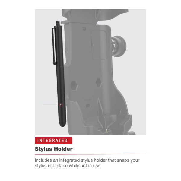 RAM Combo-Locking perm-Fit Powered Dock per Zebra TC53 e TC58 Ram Mounts RAM-HOL-ZE17CL-2U - immagine 8