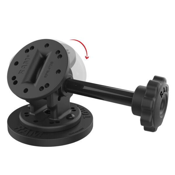 RAM Single Pivot Magnetic Mount con Knob Ram Mounts RAP-101-PV4-MAG88U - immagine 2