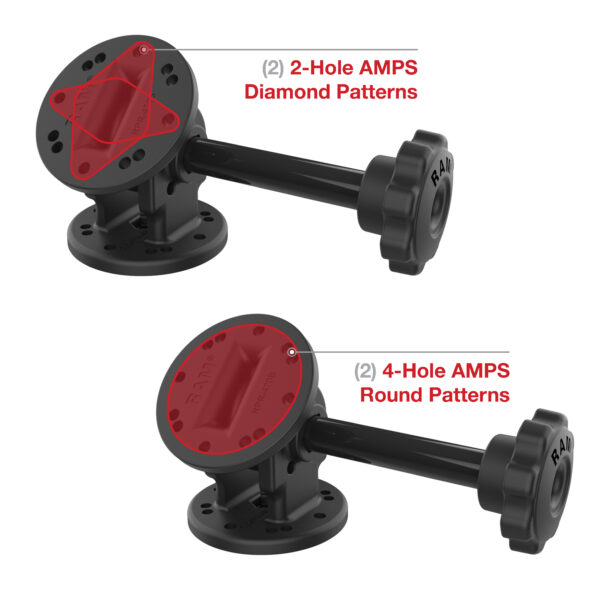 RAM Single Pivot Mount con Knob Ram Mounts RAP-101-PV4U - immagine 4