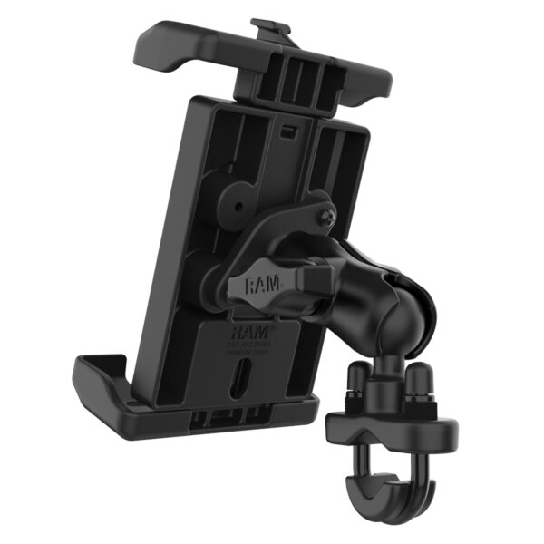 RAM® Quick-Grip™ Pro XL Phone Mount with Handlebar U-Bolt Base - Short Ram Mounts RAM-B-149Z-A-PD7U - immagine 3