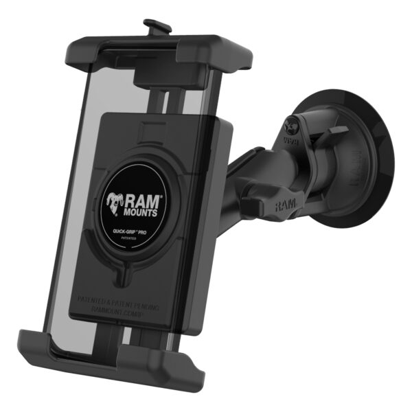 RAM® Quick-Grip™ Pro XL Phone Mount with Twist-Lock™ Suction Cup Ram Mounts RAM-B-166-PD7U