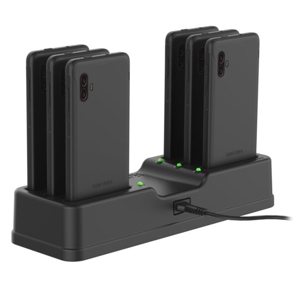 RAM 6-Port Charging Dock for Samsung XCover6 Pro Without Case Ram Mounts RAM-DOCK-6G-SAM84PU - immagine 4