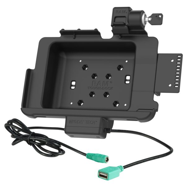 Locking RAM Tough-Dock Power + Data for Zebra ET4x 10" Tablet Ram Mounts RAM-HOL-ZE21PDKLU - immagine 2