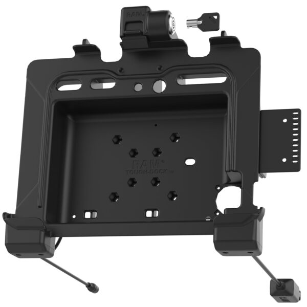 RAM Power + Dual USB Locking Dock for Zebra ET8x 2-in-1 Tablet Ram Mounts RAM-HOL-ZE22PD2LU - immagine 2