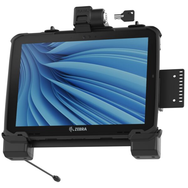 RAM Powered Locking Dock for Zebra ET8x 2-in-1 Tablet Ram Mounts RAM-HOL-ZE22PLU