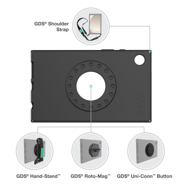 RAM® Skin™ for Samsung Tab A9 Ram Mounts RAM-SKIN-SAM97 - immagine 4