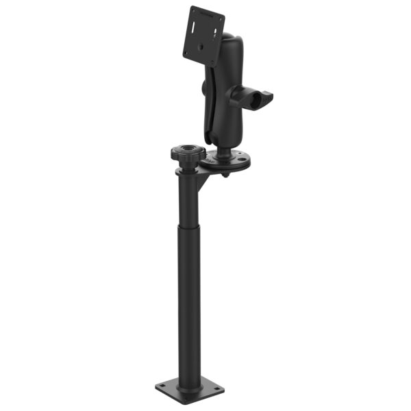 RAM Tele-Pole with 12" & 18" Poles and 75mm VESA Mount Ram Mounts RAM-VP-1218F-D-101-2461U