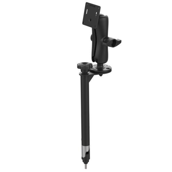 RAM 12" Upper Flange Pole with D Size 75x75mm VESA Mount Ram Mounts RAM-VP-TTMF12-D-101-2461U