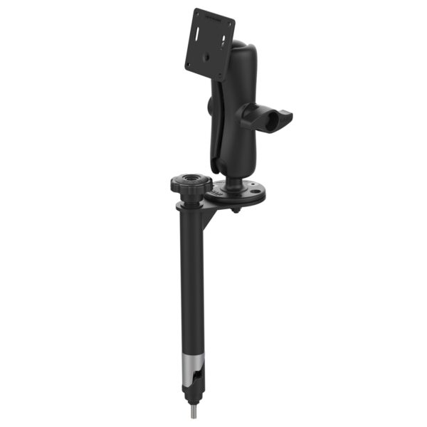 RAM 8" Upper Flange Pole with D Size 75x75mm VESA Mount Ram Mounts RAM-VP-TTMF8-D-101-2461U