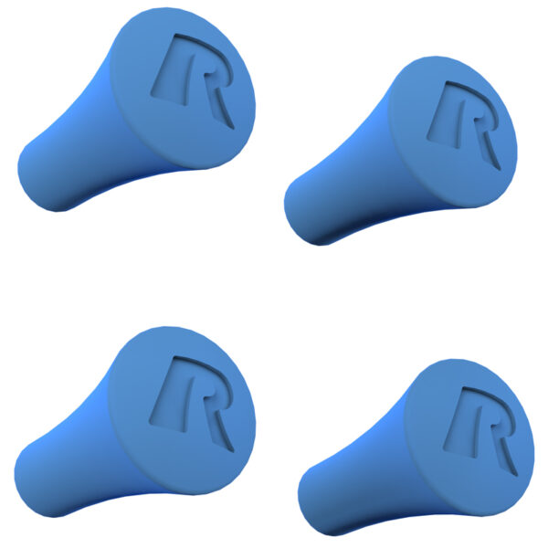 GOMMINI DI RICAMBIO DI COLORE BLU PER SUPPORTI RAM-MOUNT X-GRIP RAP-UN-CAP-4-BLUEU